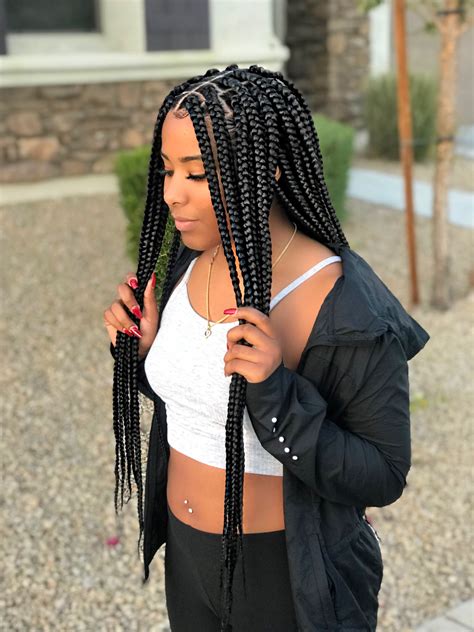 box braids what are the metal peices|medium box braids for women.